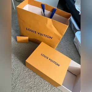 Louis Vuitton authentic gift box & bag